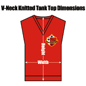 MFBPREVNKNTT Bewley Primary Red V-Neck Knitted Tank Top : from £18.99