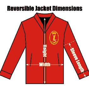 ZCSPREREJA St Pauls Red Reversible Zipper Jacket : from £23.99