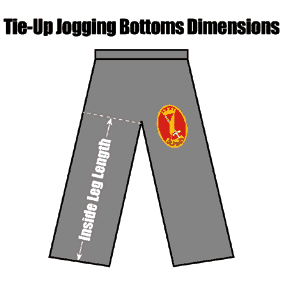 ZCSPMGTUJB St Pauls Mid-Grey Tie-Up Jogging Bottoms : from 12.99