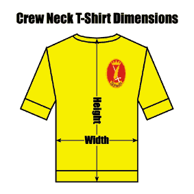 ZCSPYECNTS18 St Pauls Yellow Crew Neck P.E. T-Shirt : £9.99