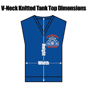 MFPPRBVNKNTT Pentland Primary Royal Blue V-Neck Knitted Tank Top : from £18.99