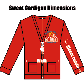 ZCPPRESWCA26 Pentland Primary Red Girls Sweat Cardigan : from £14.99