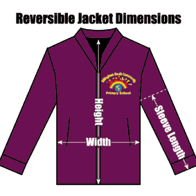 ZCBSMAREJA Billingham South Maroon Reversible Zipper Jacket : from £23.99