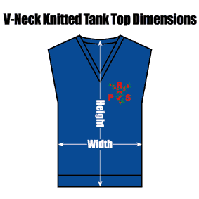 MFRPRBVNKNTT Roseberry Primary Royal Blue V-Neck Knitted Tank Top : from £18.99