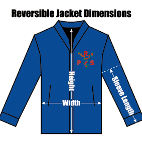 ZCRPRBREJA Roseberry Primary Royal Blue Reversible Zipper Jacket : from £23.99