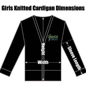 RKGFGIBLCOKC Grangefield Girls Black Cotton Knitted Cardigan : from £22.99