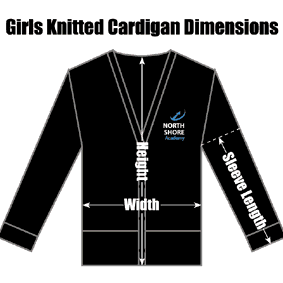 RKNSGIBLCOKC North Shore Girls Black Cotton Knitted Cardigan : from £22.99