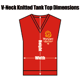 MFWPREVNKNTT Wynyard Primary Red V-Neck Knitted Tank Top : from £18.99