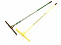 4ft green aluminium rake shaft