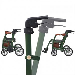 Uplivin 2 in 1 Rollator Wheelchair