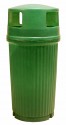 large plastic waste bin