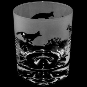 Fox Crystal Whiskey Glass