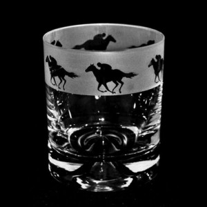 Racehorse Crystal Whiskey Glass