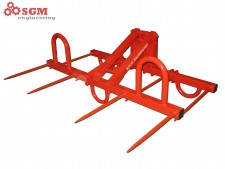 Four bale transporter 2 tines per bale