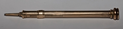 9ct Gold Propelling Pencil with Seal 19c