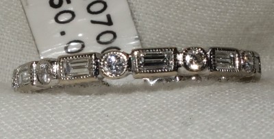 Ring 18ct white Gold full eternity Diamond