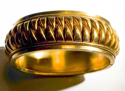Bangle 15 Ct Antique Georgian Gold