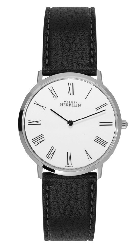 Mens Stainless Steel Slim Case Ikone Watch