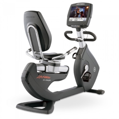 Life Fitness 95R Engage Recumbent Bike With Digital Console And Hybrid Base