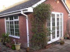 converted double garage to garden room