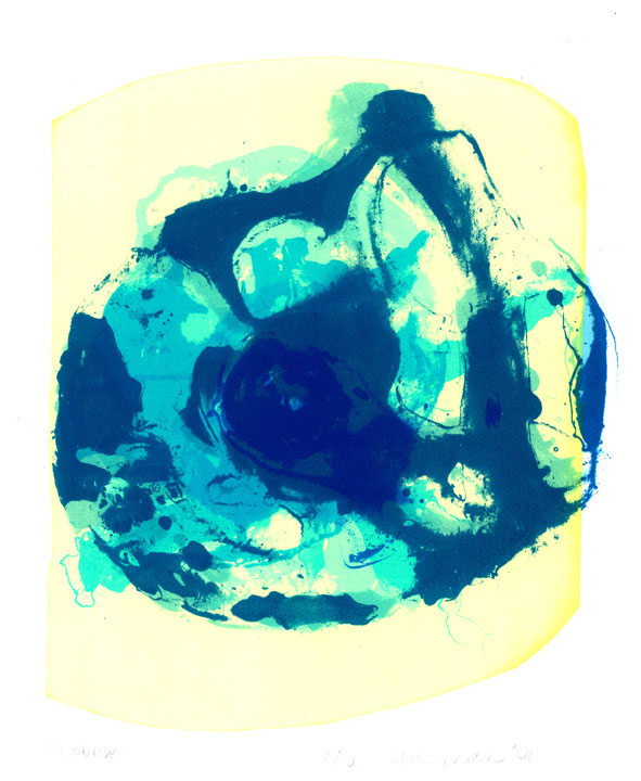 wooble, silkscreen print on Somerset paper, edition of 10. 2008