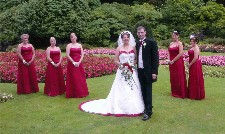Clare and Bridesmaids