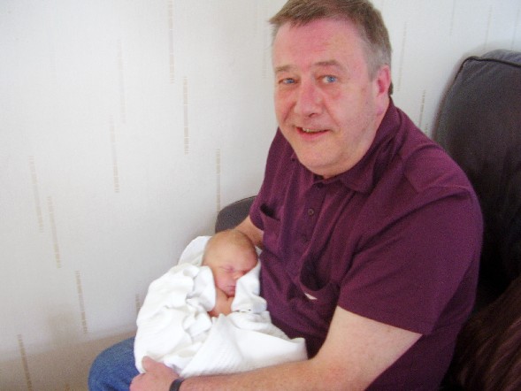 Emily Rose with Grandad