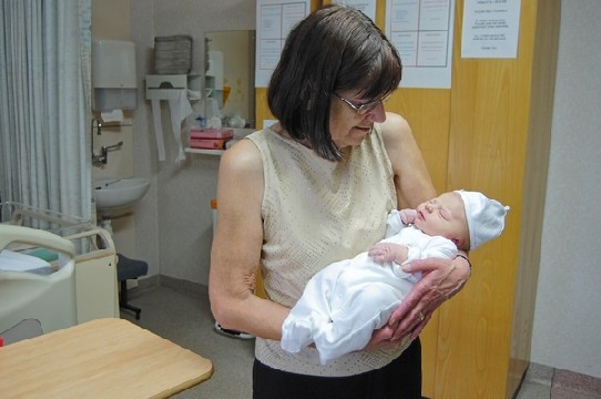 Emily Rose with Grandma