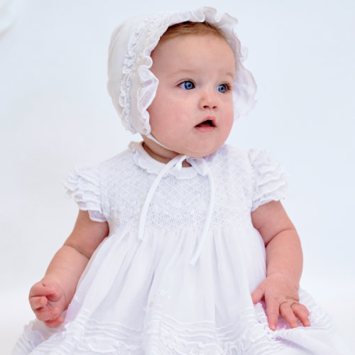 SLCHDRBO1198 Sarah Louise Dress & Bonnet : £89.99