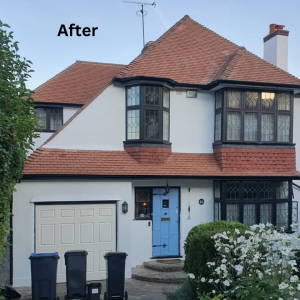 After Roof clean and wall renovation