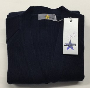 Magic Fit Knitted Navy Cardigan
