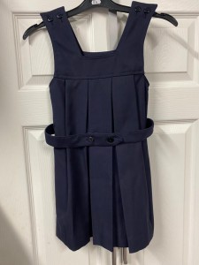 Ben Manigan Girls Navy Pinafore