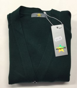 Magic Fit Knitted Brown Cardigan