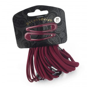 Burg Hair Clips/Band
