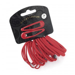 Red Hair Clips/Band