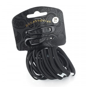 Black Hair Clips/Band