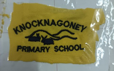 knocknagoney yellow polo new logo