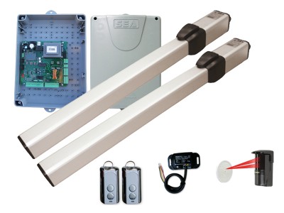 HALF TANK 1L DOUBLE 270 AC 230V HYDRAULIC GATE KIT (LOCKING)
