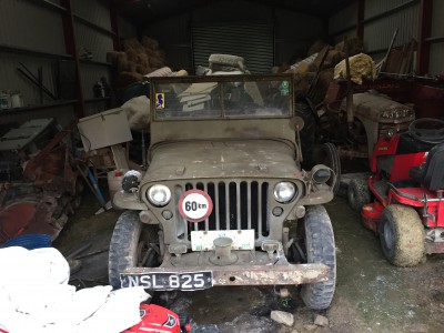 barn find rusty willys jeep