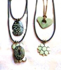 ethnic bone pendants, fish and turtle pendants, bone heart pendant, bone lotus flower pendant necklace, handmade ethnic pendant necklaces