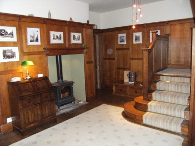 Reception and Stairs at Bed & Breakfast in Newark