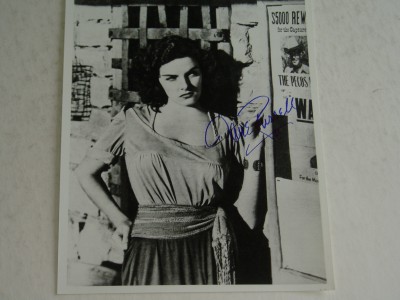 JANE RUSSELL      AUTOGRAPH on film publicity photograph
