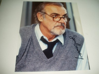 SEAN CONNERY        AUTOGRAPH on film photograph