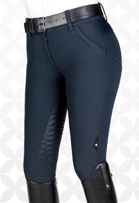 Equiline Half Grip Breeches Brandy Blue