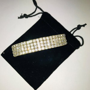 Wolds Crystal Hair Bun Ring