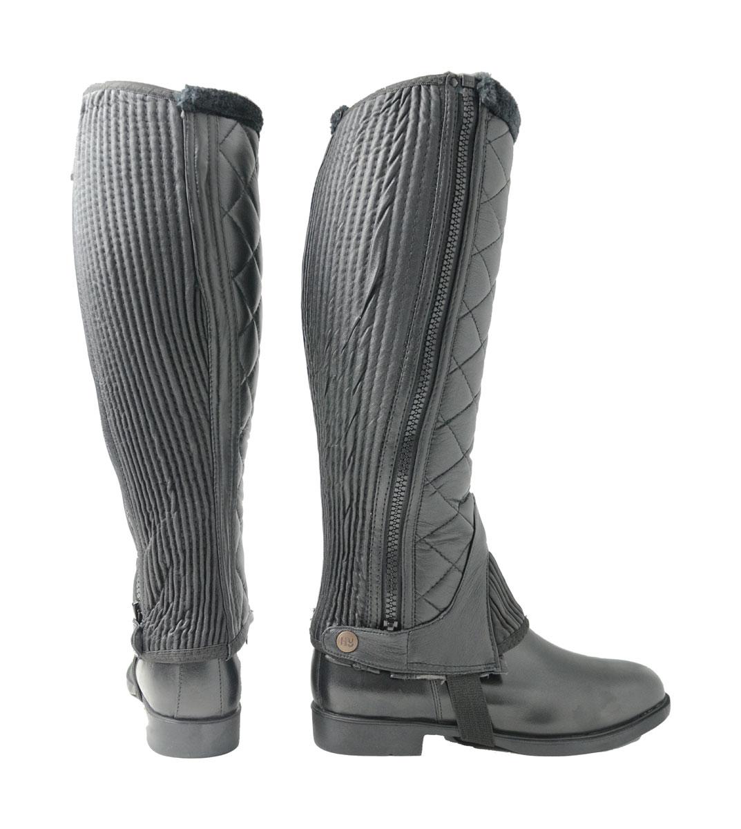HY Winter Quilted Half Chaps
