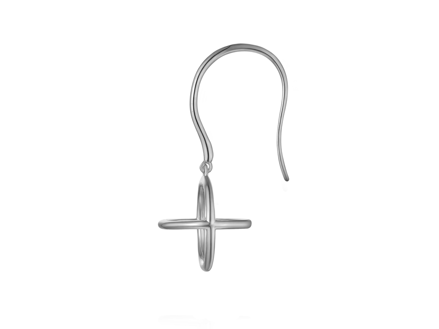 AM617C Silver Astro Earrings