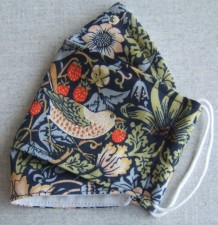 4a William Morris Strawberry Thief Blue