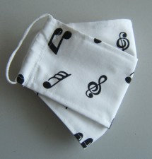 17 White Music Notes