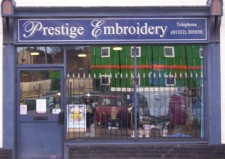 Prestige Embroidery outside shop